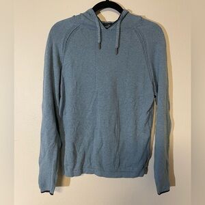 Rodd & Gunn Men's Blue Cotton/Cashmere Pullover Hoodie